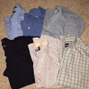 Lot of men’s long sleeve button down shirts